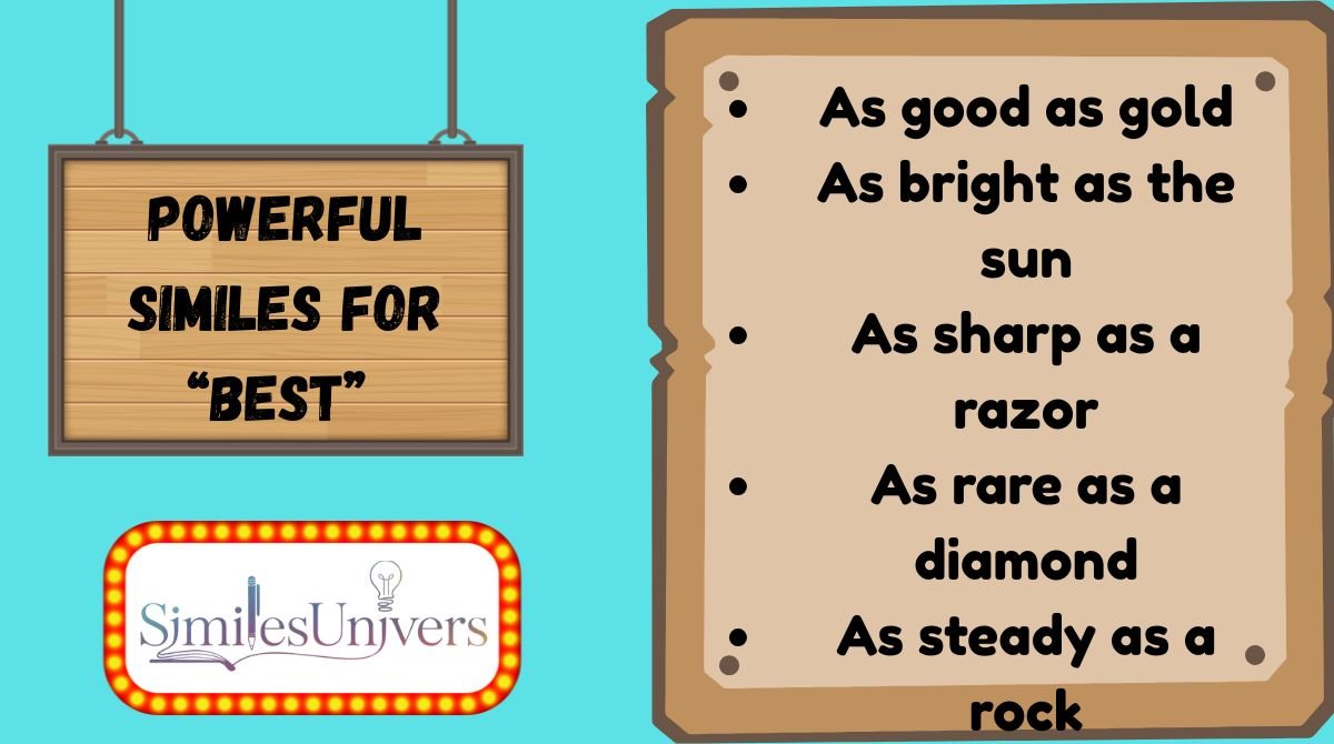 Powerful Similes for “Best”
