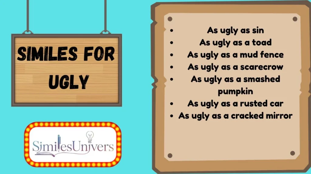 Similes for Ugly