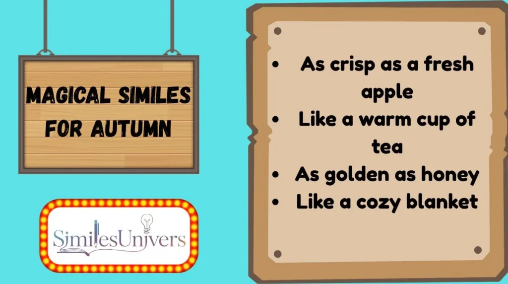 Magical Similes for Autumn