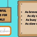 Powerful Similes for Animals