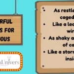 Powerful Similes for Anxious