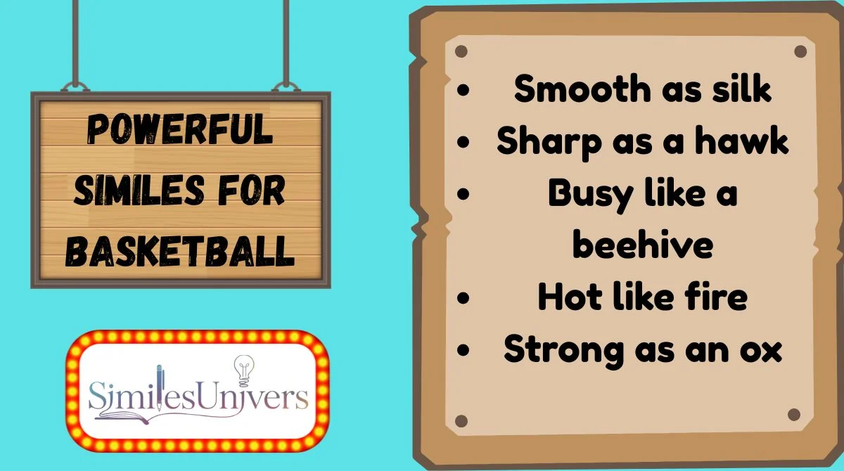 Powerful Similes for Basketball