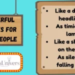 Powerful Similes for Shy People