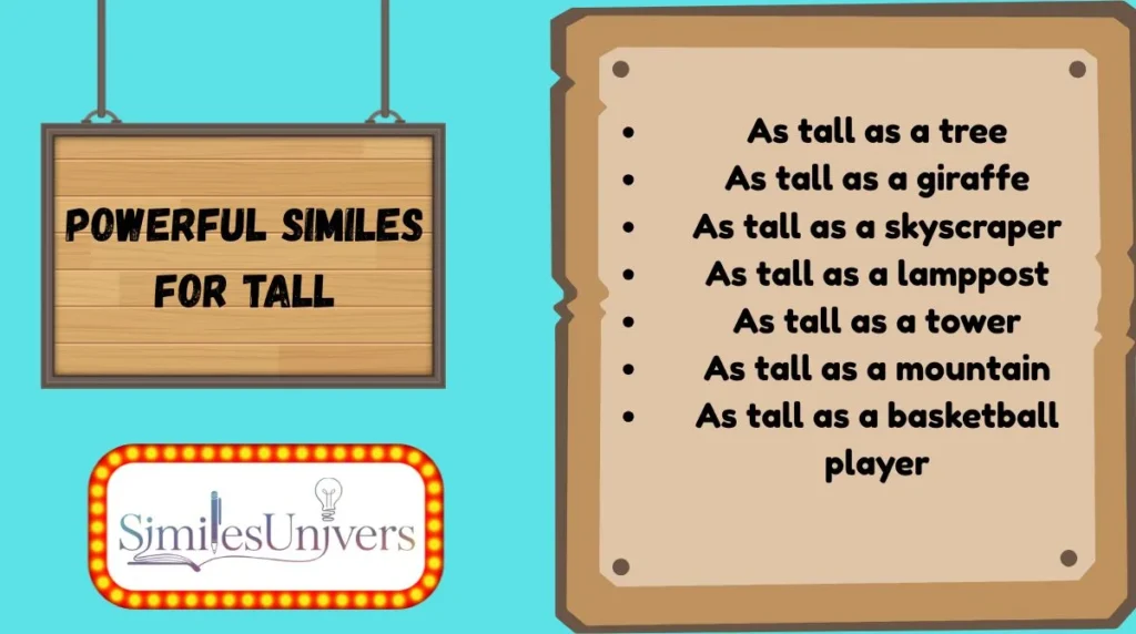 Powerful Similes for Tall