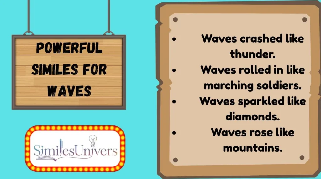 Powerful Similes for Waves