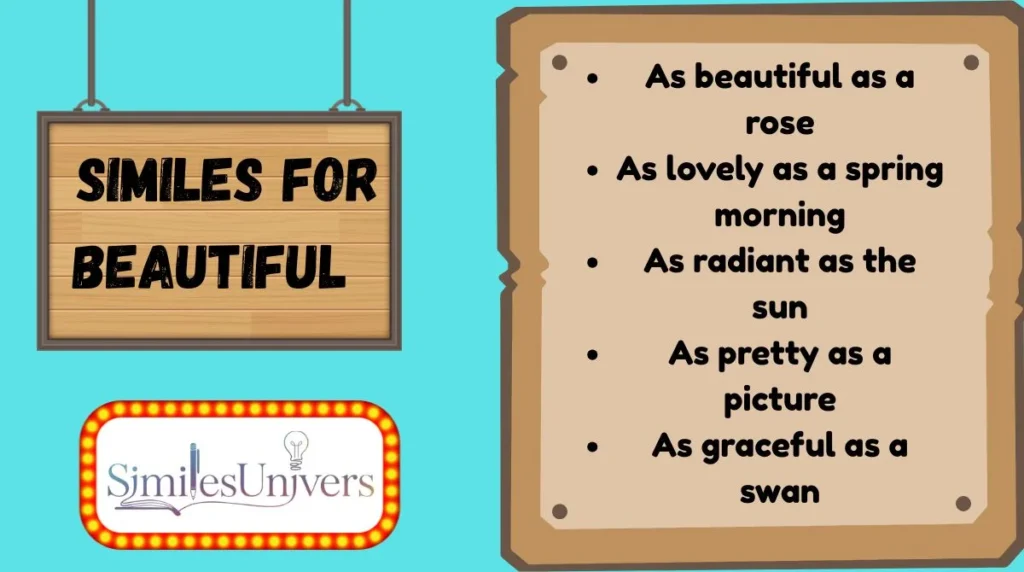 Similes for Beautiful