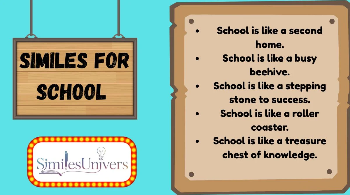 Similes for School