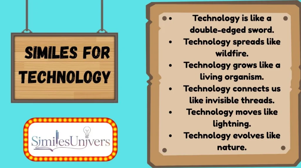 Similes for Technology