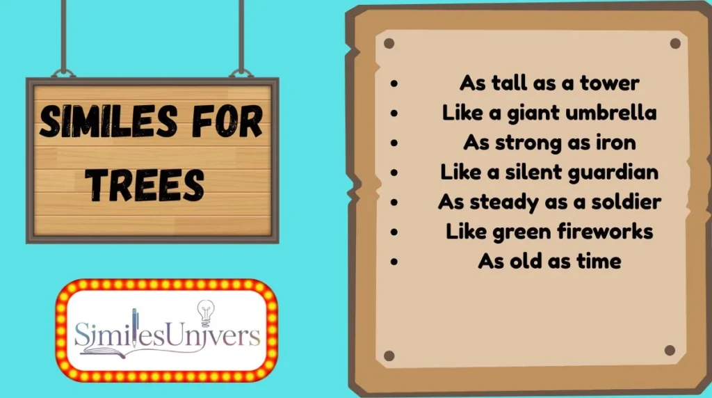 Similes for Trees