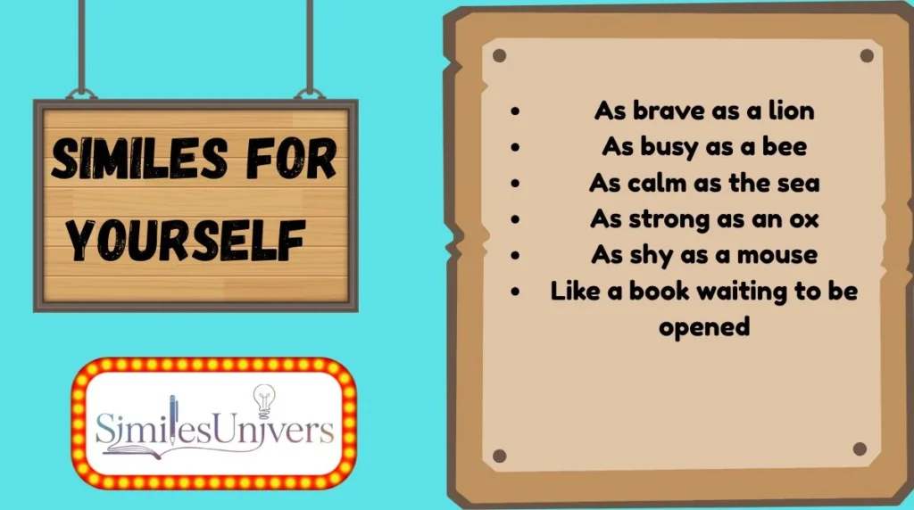 Similes for Yourself