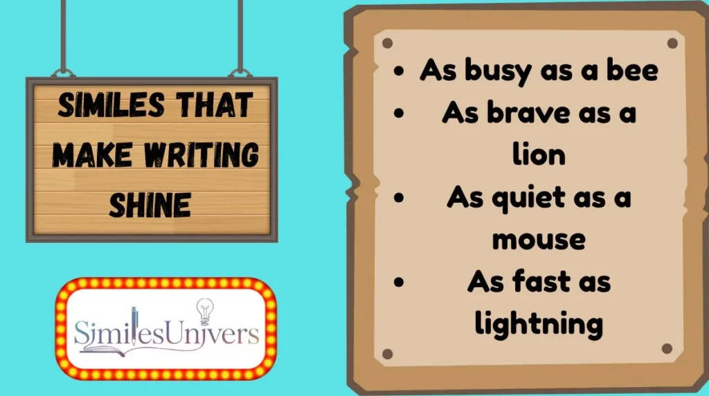 Similes That Make Writing Shine