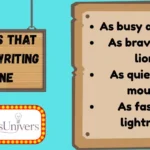 Similes That Make Writing Shine