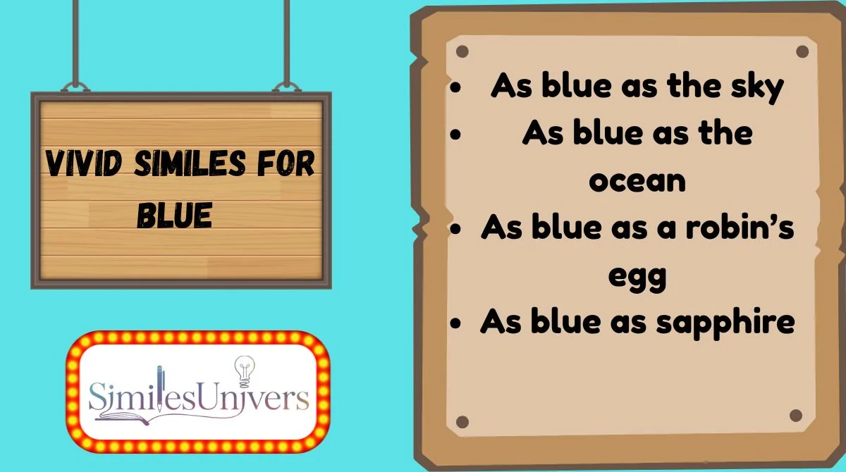 Vivid Similes for Blue
