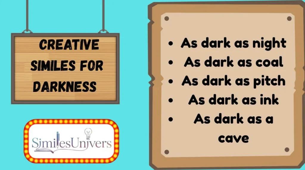 Creative Similes for Darkness