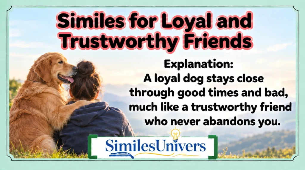 Smiles for Loyal and Trustworthy Friends
