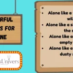 Powerful Similes for Alone