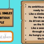 Powerful Similes for Ambitious People