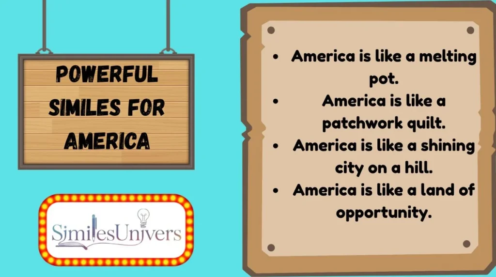 Powerful Similes for America