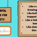 Powerful Similes for Anxiety