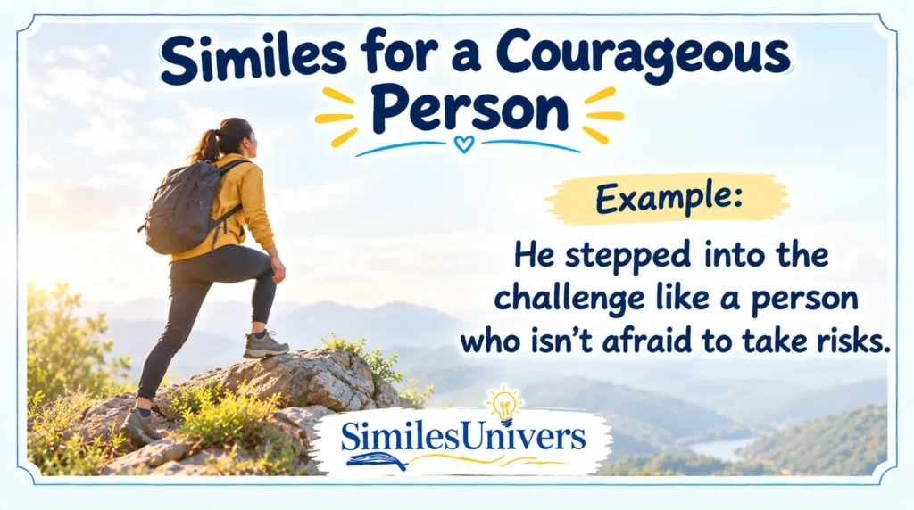 Similes for a Courageous Person