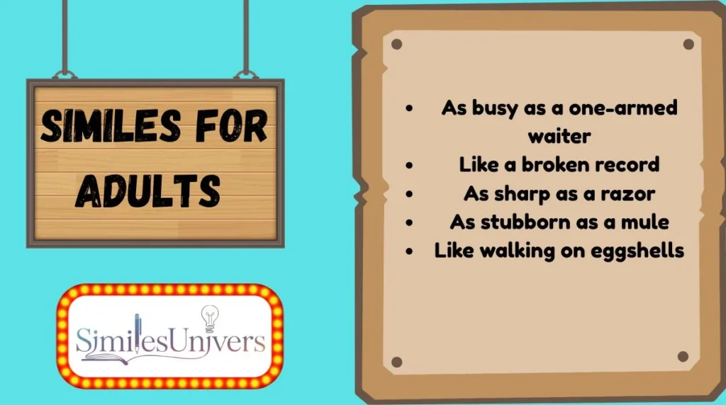Similes for Adults