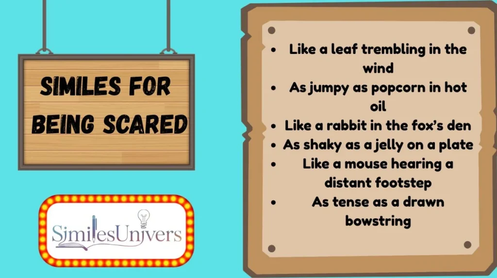 Similes for Being Scared