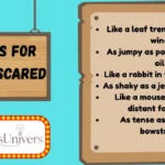 Similes for Being Scared