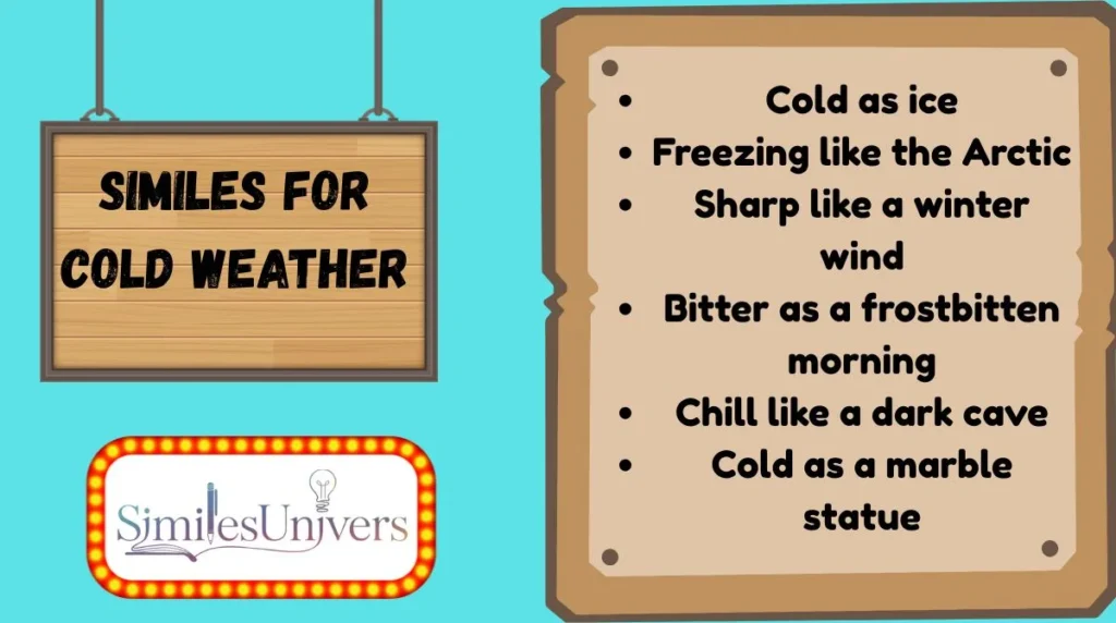 Similes for Cold Weather