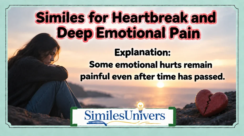Similes for Heartbreak and Deep Emotional Pain
