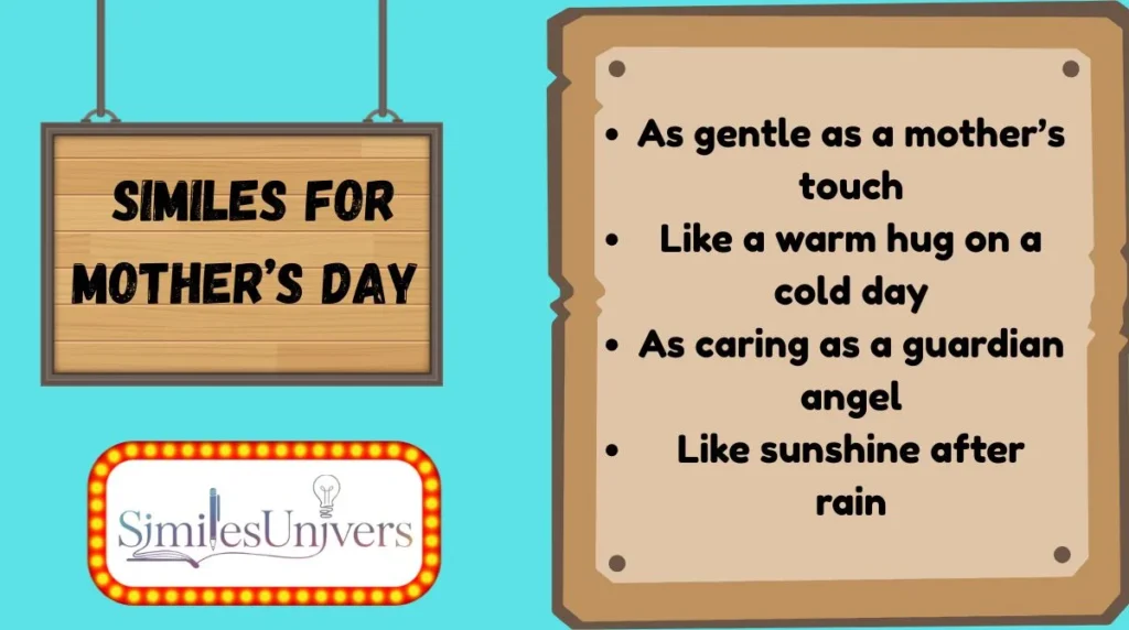 Similes for Mother’s Day