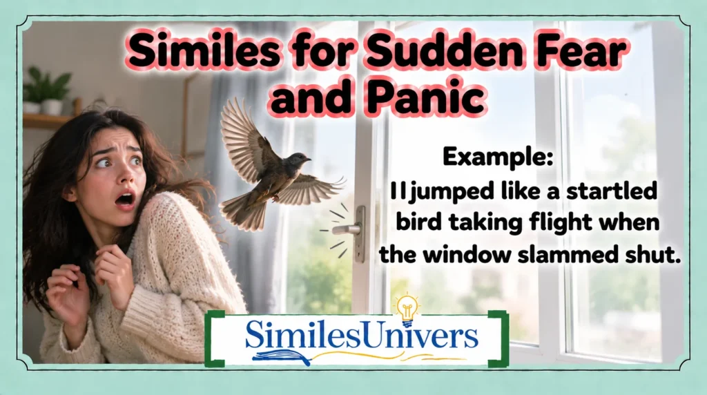 Similes for Sudden Fear and Panic