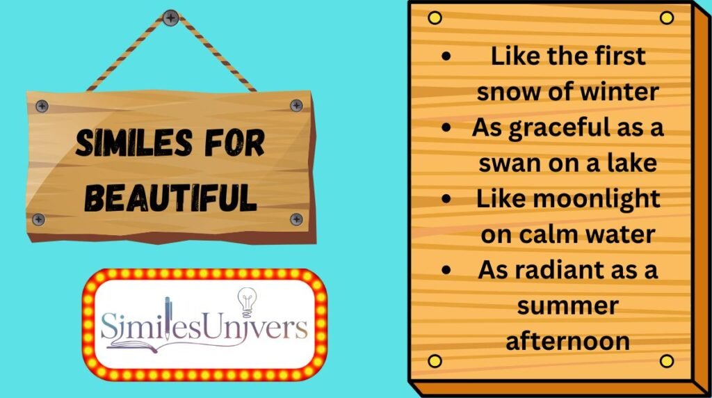 Similes for Beautiful