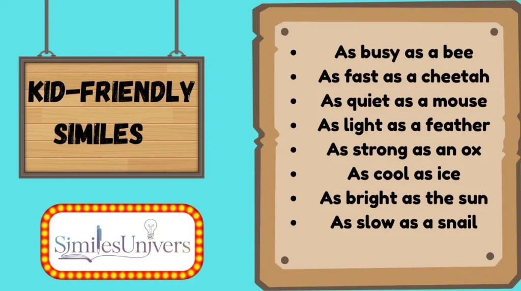 Kid-Friendly Similes
