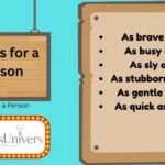 Similes for a Person