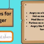 Similes for Anger
