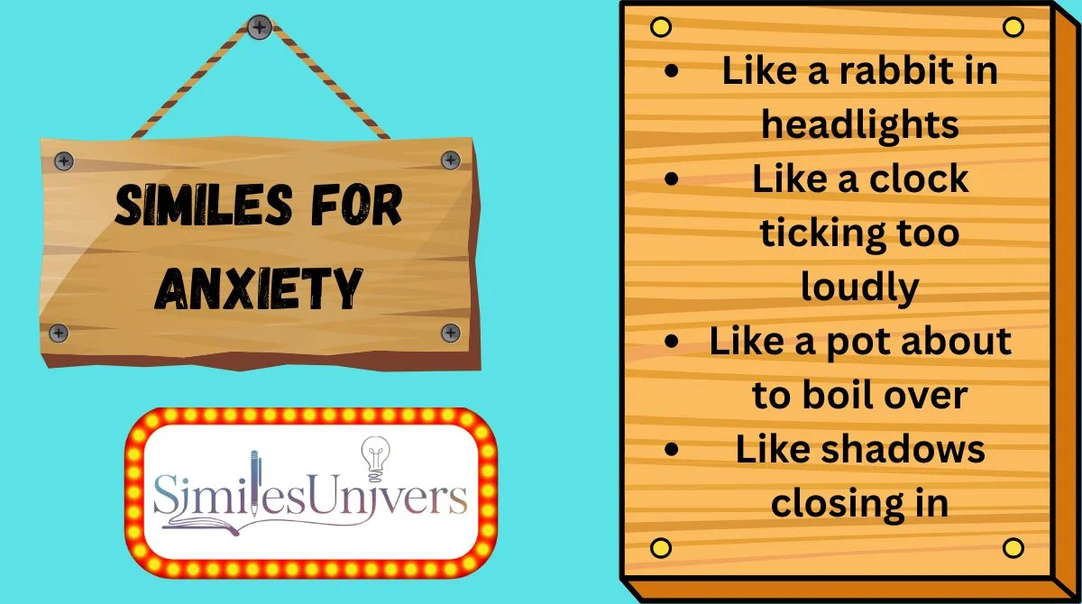 Similes for Anxiety