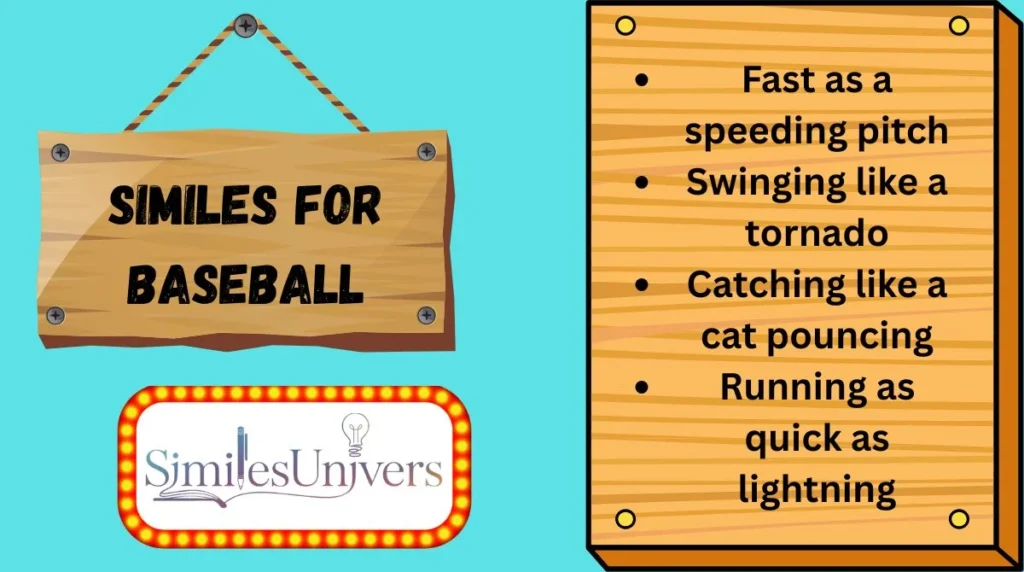Similes for Baseball