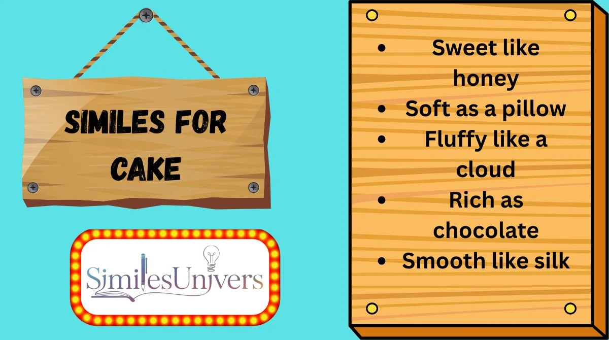 Similes for Cake