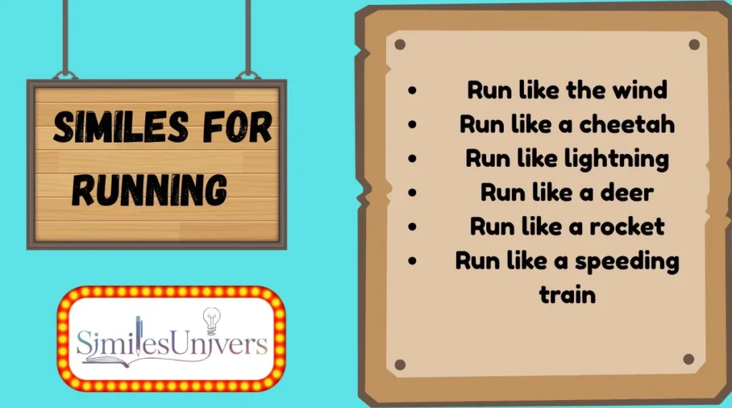 Similes for Running