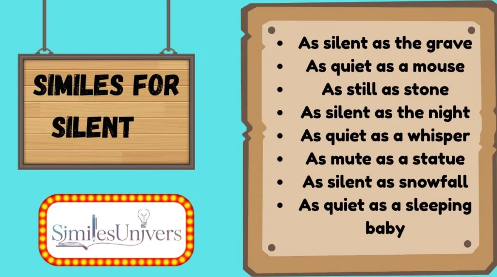 Similes for Silent