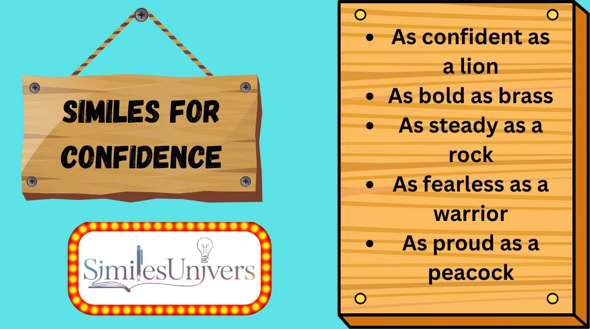 Similes for Confidence