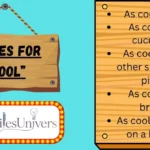 Similes for “Cool”