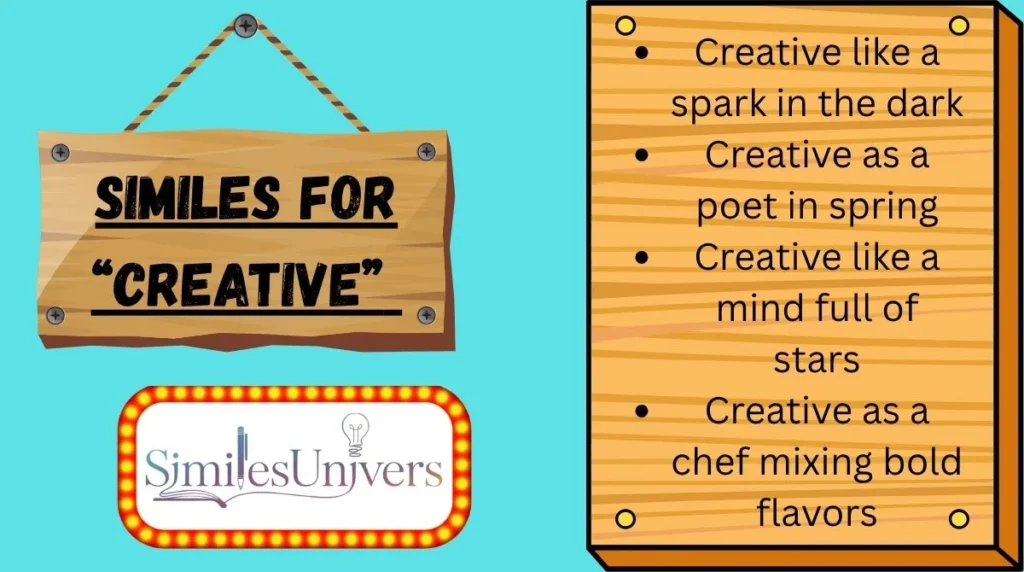Similes for “Creative”