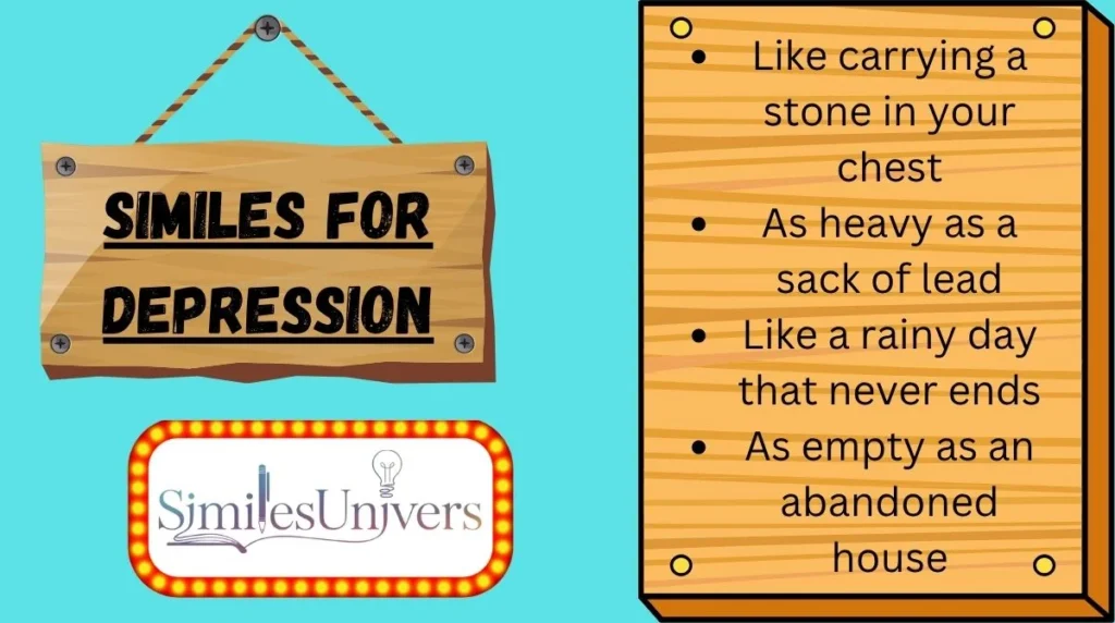 Similes for Depression