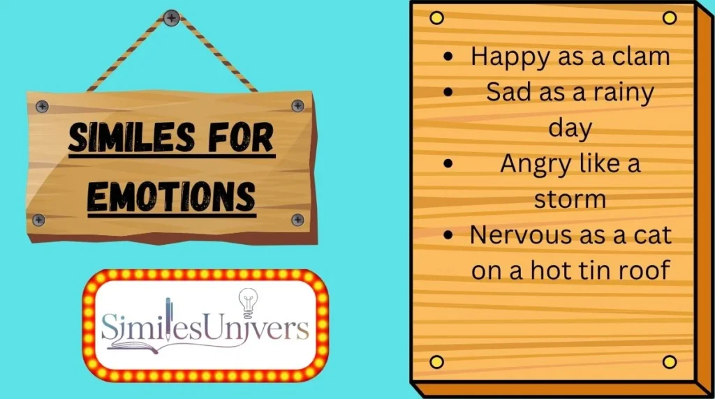 Similes for Emotions