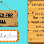 Similes for Fall