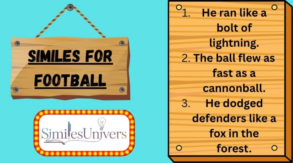 Similes for Football