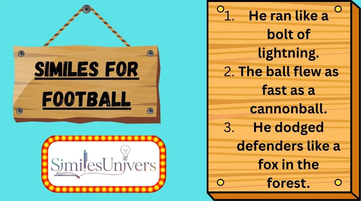 Similes for Football