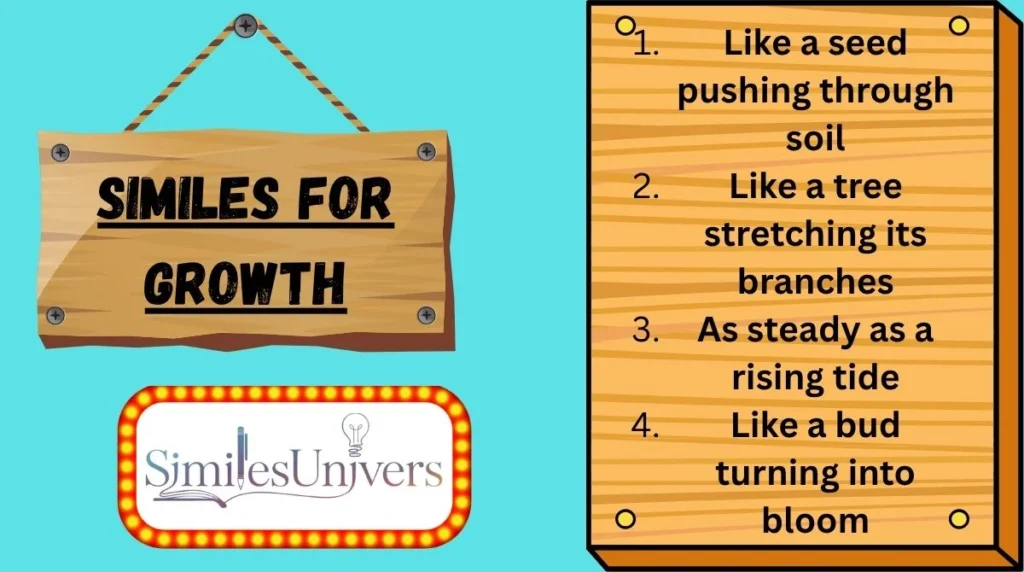 Similes for Growth