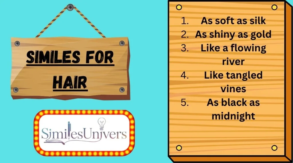 Similes for Hair